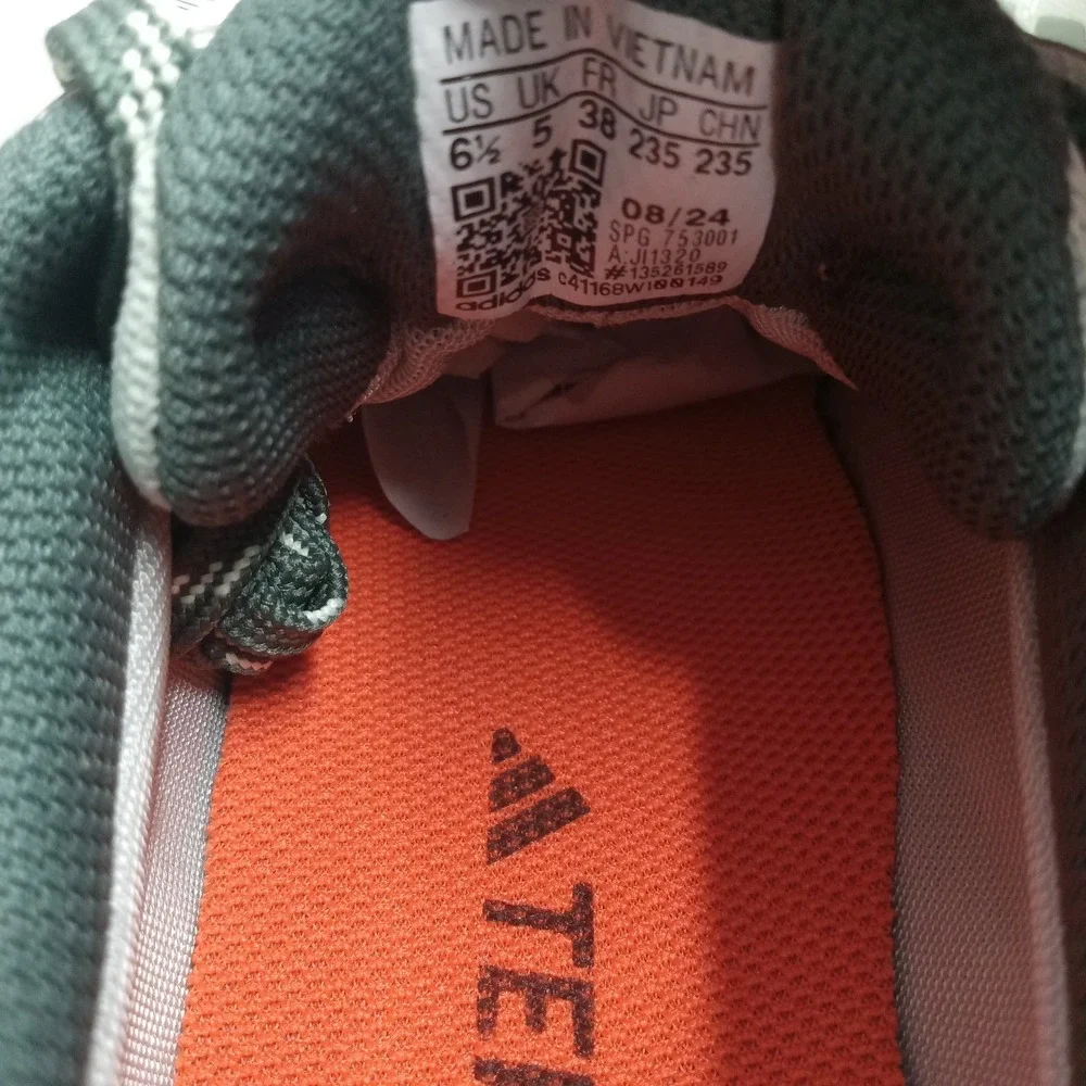 Adidas‎ Terrex Anylander Rain.RDY Hiking Shoes Green Women's Size 6.5 JI1320